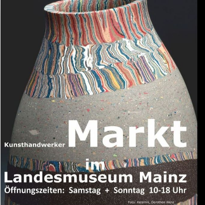 Kunsthandwerkermarkt  im Landesmuseum Mainz